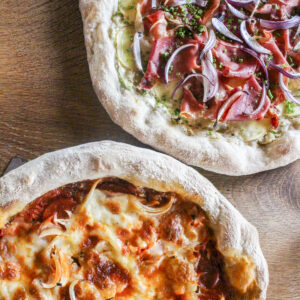 opskrift surdejspizza med dansk økologisk hvedemel type 00 fra mejnerts til pizza med surdej